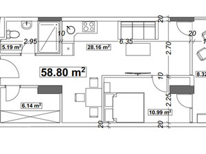 Просторная квартира под ремонт у моря — חיפוש נדל"ן מפרטי ומקבלן GEOLN.GE. תמונה 2