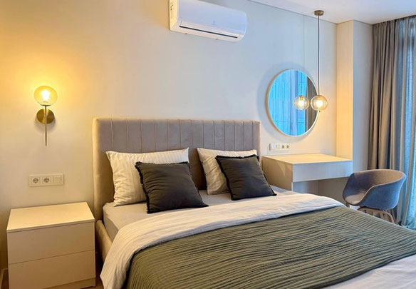 Студия у моря с отоплением